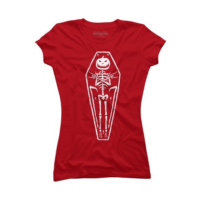 Junior's Design By Humans Dead halloween By Barmalizer T-Shirt