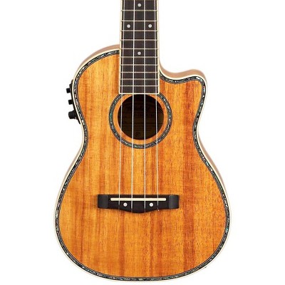 Mitchell MU100CE Acoustic-Electric Concert Ukulele Natural Koa