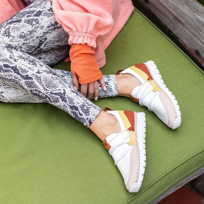 Женские кроссовки Yellow Box Women's Junior Slip-On Trainer - Yellow Box™ - Pink Multi 8 — фото 6