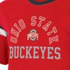 NCAA Ohio State Buckeyes Women's Short Sleeve Stripe T-Shirt - image 3 of 3