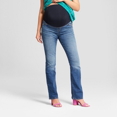 Crossover Panel Bootcut Maternity Jeans - Isabel Maternity by Ingrid & Isabel™ Dark Wash 6