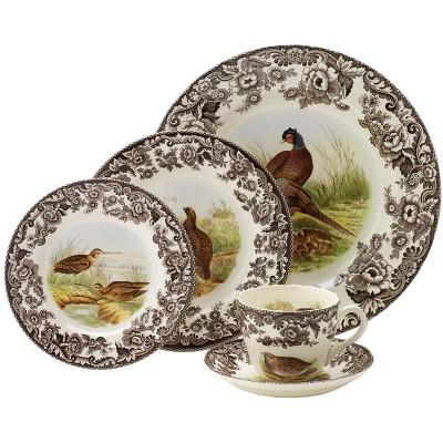 Spode Woodland 5-Piece Placesetting - Perfect for Thanksgiving