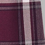 burgundy/gray plaid