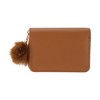 Unique Bargains Studded Rhombus Pom Zip Coin Purse Wallet 1 Pc - 4 of 4