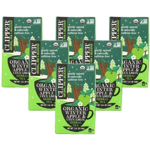 Clipper Tea Organic Winter Apple and Cinnamon Herbal Tea - Case of 6/20 bag - 1 of 4