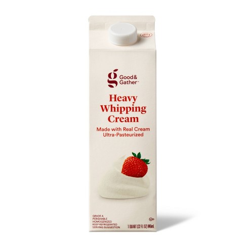 Heavy Whipping Cream - 32 Fl Oz (1qt) - Good & Gather™ : Target
