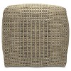 Delilah Square Woven Pouf - 2 of 4