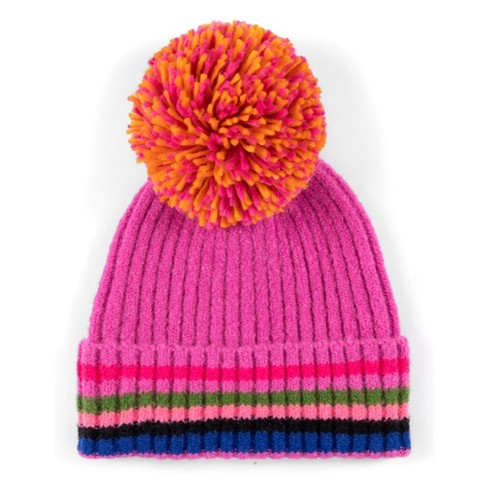 Shiraleah Magenta Ronen Pom Beanie : Target