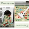 Machine Washable Floral Area Rug,Large Soft Modern Carpet,Non Slip Low Pile Floor Mat for Living Room Bedroom Dining Room - 2 of 4