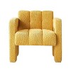 NicBex 17.7"Fully Upholstered Accent Chair for Living Room,Wide Boucle Armchair Comfy Lounge Chair with Polyester Fiber Pad,250lbs Max - 3 of 4