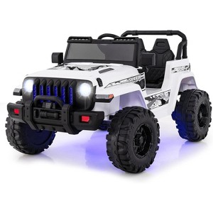 Costway Kids Ride on Truck 12V Battery Powered Ride on Car 2-Seat  with 2.4G Parental Remote Control - 1 of 4