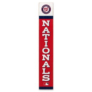 MLB Washington Nationals Baseball Vertical Wood Sign Panel - 1 of 4