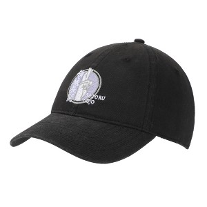 Jujutsu Kaisen Satoru Gojo Crossed Fingers Men's Black Unstructured Baseball Cap - 1 of 4