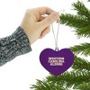 Western Carolina Alumni Heart Love Wood Christmas Tree Holiday Ornament - 3 of 3