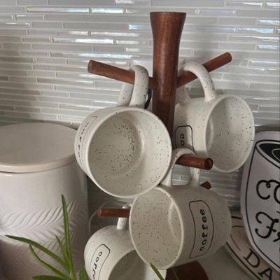 Mug Holder, Countertop Mug Tree, Coffee Mugs & Tea Cup Storage Rack, Coffee  Counter Bar Accessory & Kitchen Organizer, Gold Cup Display Stand for Home  Party, Type 2 - Yahoo Shopping