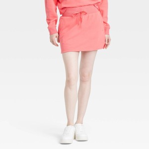 Women's French Terry High-Rise Skort - JoyLab™ - 1 of 4