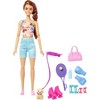 Barbie Wellness Workout Outfit Roller Skates and Tennis with Puppy - 2 of 4