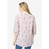Woman Within Perfect Three Quarter Sleeve Shirt - 3 of 4