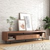 Modern TV Stand With Multicolor LED Lights & Storage - 2 of 4