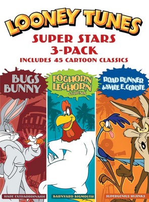 Looney Tunes Super Stars 3-Pack: Bugs Bunny/Foghorn Leghorn &#38; Friends/Road Runner &#38; Wile E. Coyote (DVD)_0