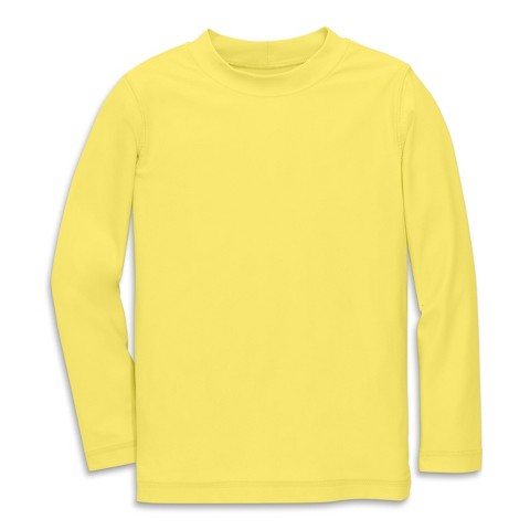 Primary Kids Long Sleeve Rash Guard In Banana 6-7