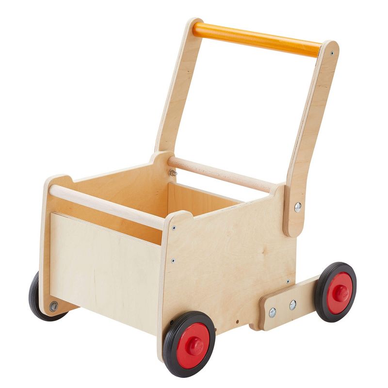 HABA Dragon Wagon - Baby's First Walker & Push Toy with Toy Storage, 5 of 16