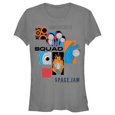 Juniors Womens Space Jam: A New Legacy Goon Squad Abstract T-Shirt