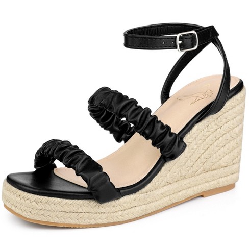 Perphy Espadrille Platform Ankle Strap Wedge Heel Sandals For Women ...