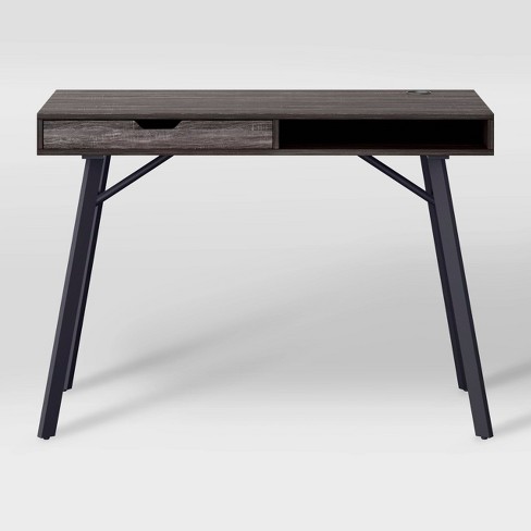 Auston Flared Leg Wood Grain Desk - CorLiving - image 1 of 4