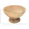 Storied Home Boho Wood Pedestal Serving Bowl - 3 of 4