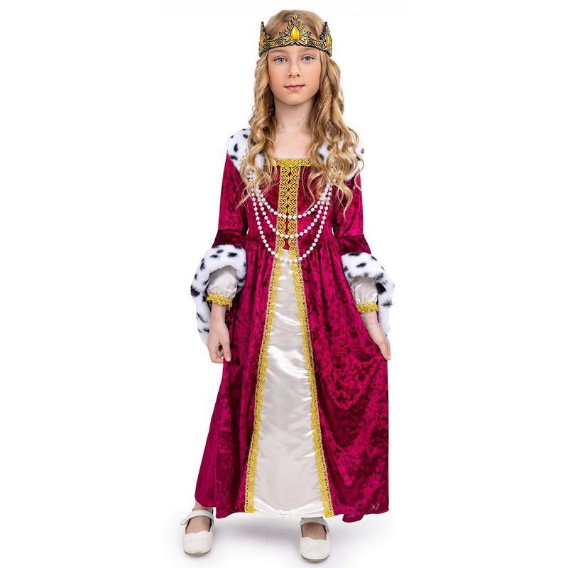 Dress Up America Queen Costume for Girls, 1 of 7