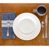 Slickblue Versatile Hand-Spun Cotton Dinner Napkin, 20x20 Inches, Striped Design, Machine Washable, Multiple Colors - 2 of 4