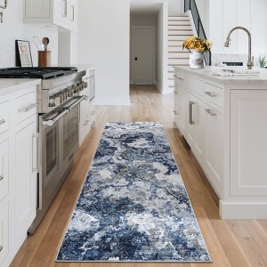 Modern Machine Washable Area Rug for Living Room Indoor Abstract Rug Soft Ultra Thin Non Shedding Low Pile Stain Resistant Carpet for Home Decor - 1 of 4