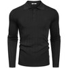 COOFANDY Mens Knit Polo Sweater Long Sleeve Polos Lightweight Casual Dress Pullover Sweaters - 2 of 4