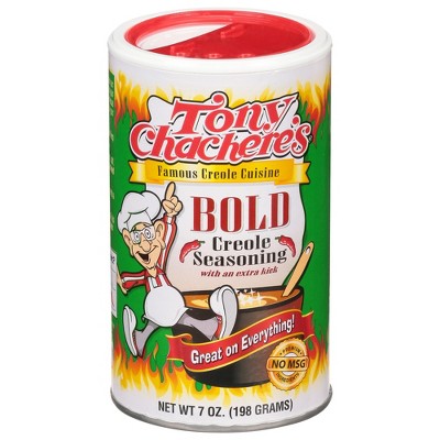Tony Chachere's Creole Bold Seasoning - 6 pack, 7 oz