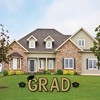 Big Dot of Happiness Gold Graduation Party Yard Signs - Outdoor Lawn Decorations - GRAD - 3 of 4