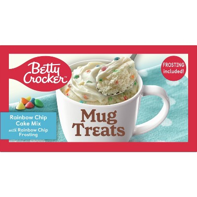 Betty Crocker Mug Treats Rainbow Chip Cake Mix - 4ct/13.9oz