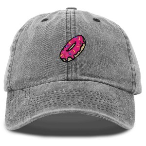 Dalix Donut Embroidered Mens Cotton Dad Hat Baseball Cap - 1 of 4
