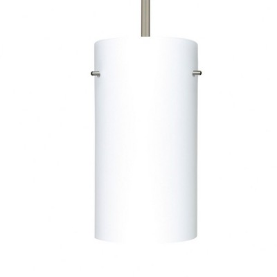 Besa Lighting Stilo 12 1 - Light Pendant in  Satin Nickel