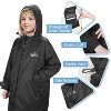 Catalonia Swim Parka for Kids Teens, Lightweight Waterproof Windproof Swim Jacket, Fleece-Lined Warm Changing Coat for Swim Lessons, Beach - 2 of 4