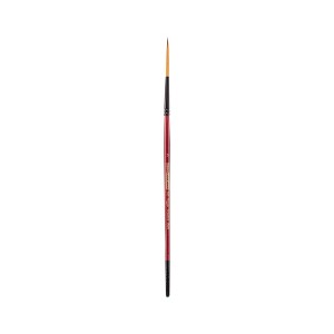 Creative Mark Ebony Splendor Short-Handled Synthetic Sable Paint Brush, RIgger, Pack of 3, Teijin Multi-Filament Hair, Handcrafted Synthetic Paint - 1 of 4