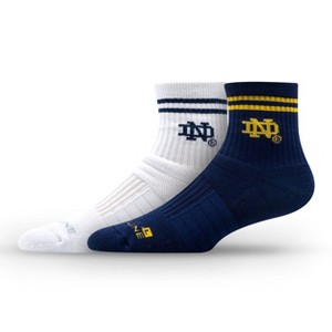 NCAA Notre Dame Fighting Irish 2pk Socks - 1 of 3