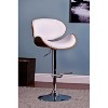 Sapphtopaz 1PC Adjustable Bar Stools with Bentwood Back, Swivel Counter Height Bar Stool with Upholstered, High Chair for Kitchen Island - 2 of 4