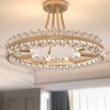Maxax 24" Glam Crystal Chandelier - 4 of 4