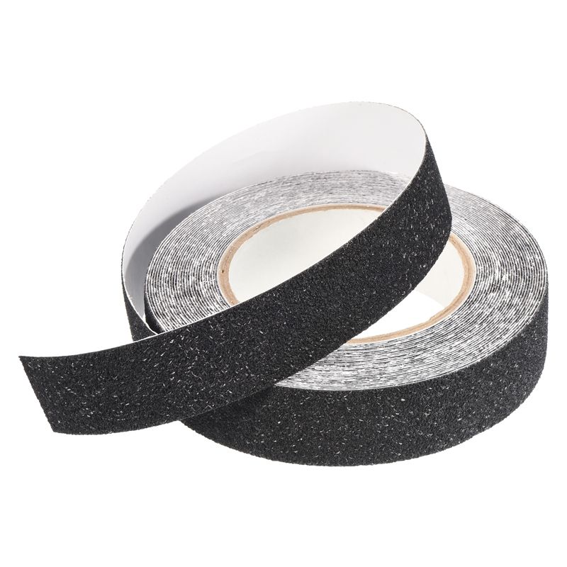Unique Bargains Anti Slip Grip Non-Slip Traction Tape Frosted for Stair Black 1.2"x32.8ft, 3 of 6