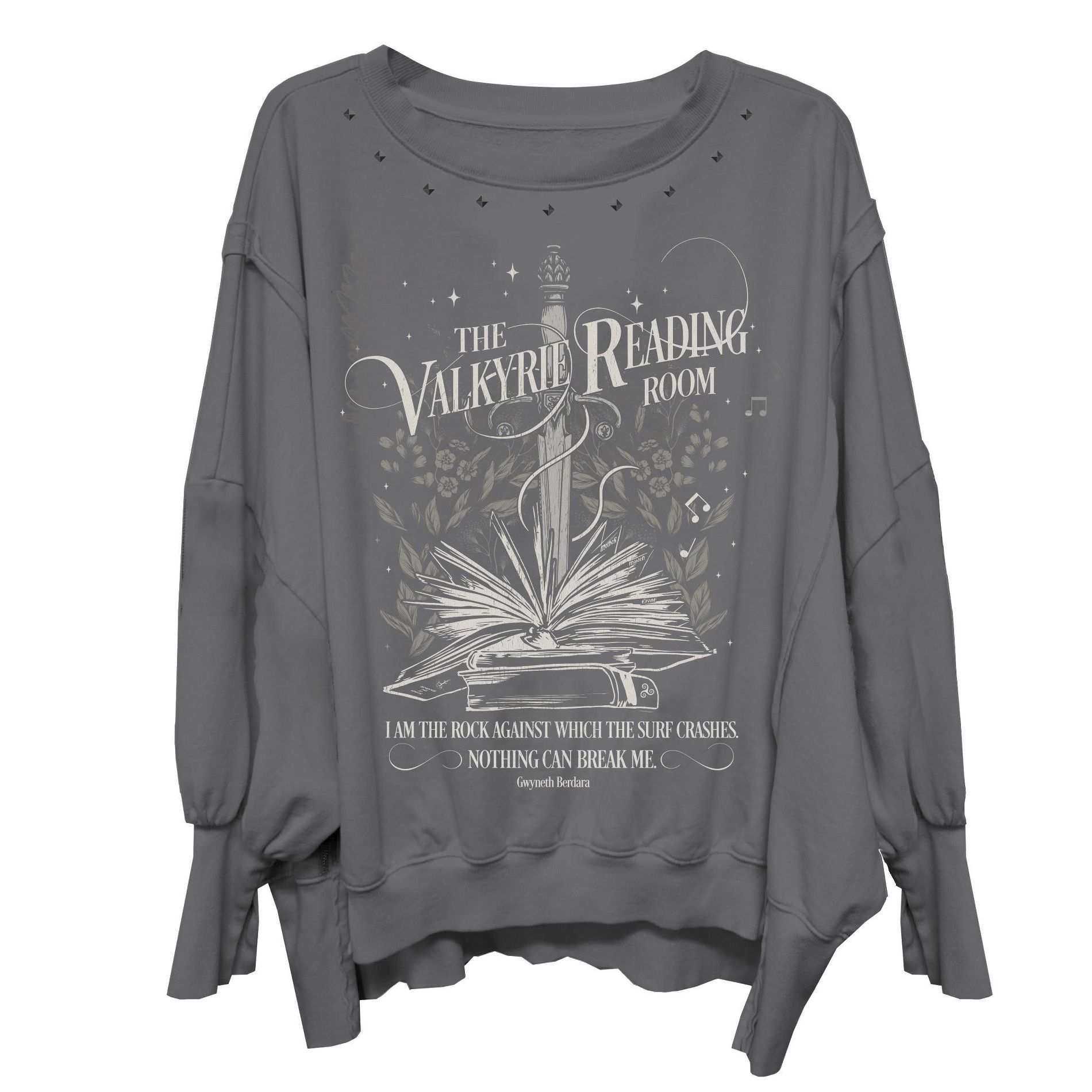 ACOTAR Adult Valkyrie Reading Room Fleece Sweatshirt