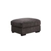 Flannel Velvet Upholstered U-Shaped Sectional Sofas & Chaise with Cupholder Console, USB Charging Ports, and Two Matching Ottomans - 4 of 4