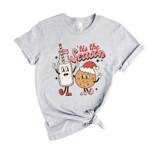 Simply Sage Market Women's Milk and Cookie Season Short Sleeve Graphic Tee - 1 of 4