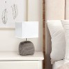 Bedrock Ceramic Table Lamp Brown - Simple Designs: Petite, ETL Listed, Modern Decor Style - 4 of 4