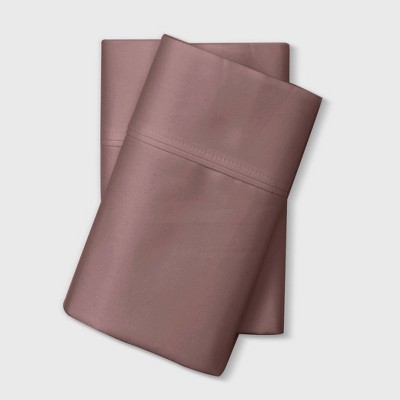 King 800 Thread Count Solid Performance Pillowcase Set Mauve - Threshold